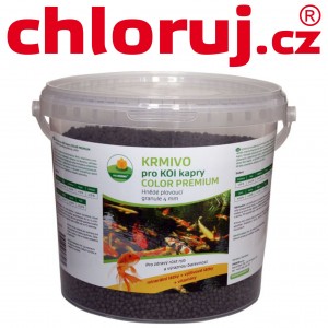 Krmivo pro KOI kapry COLOR Premium 4 mm 5 l