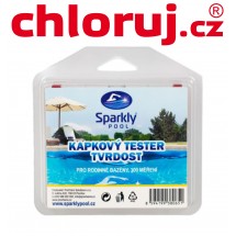 Sparkly POOL Kapkový tester TVRDOSTI bazénové vody