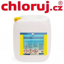 Chlornan sodný 13% -- tekutý chlor do bazénu 20 KG * POUZE OSOBNÍ ODBĚR