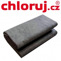Geotextilní podložka kruh 3,8 m - 200g / m2 Bílá