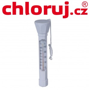 Baz&eacute;nov&yacute; teploměr s b&oacute;jkou velk&yacute; plovouc&iacute;