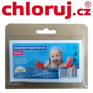 Tabletkový bazénový tester CHLOR a pH