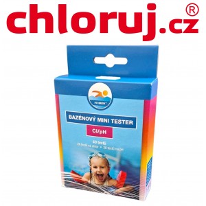 PROBAZEN Tabletkov&yacute; tester baz&eacute;nov&eacute; vody - CHLOR a pH