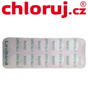 Náhradní tablety do testeru DPD No.1 na měření CHLORU