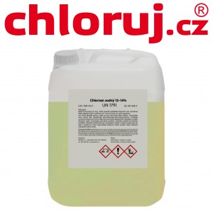 PROBAZEN CHLORNAN SODNÝ -- tekutý chlor do bazénu 5 l * Pouze osobní odběr v Solnici