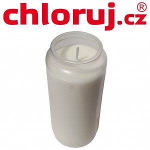Hřbitovní svíčka 315 g * Bílá