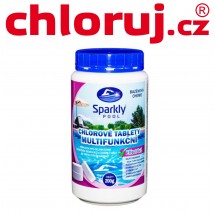 Chlorové tablety do bazénu 6v1 multifunkční 200 g 1 kg