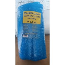 Solární plachta kruh 3,6 m - Folie 180 mic Modrá * II JAKOST - POŠKOZENÁ