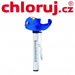 Plovouc&iacute; teploměr velryba