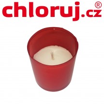 Hřbitovní svíčka 30 g * Červená