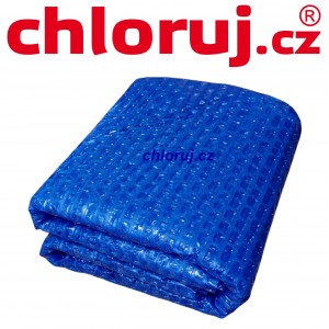 SPA Sol&aacute;rn&iacute; plachta na v&iacute;řivku, 110 x 110 cm, folie EXTRA 400 mic Tmavě modr&aacute;