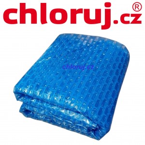SPA Sol&aacute;rn&iacute; plachta na v&iacute;řivku, 120 x 120 cm, folie DELUXE 500 mic Modr&aacute;