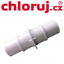 Hadicov&aacute; SPOJKA univerz&aacute;ln&iacute; b&iacute;l&aacute; 32/38 mm