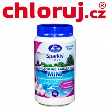 SPARKLYPOOL Chlorov&eacute; tablety MINI 1 kg